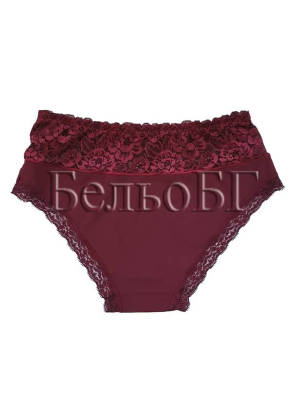 Дамски бикини бордо с висока талия Росмен 5229
