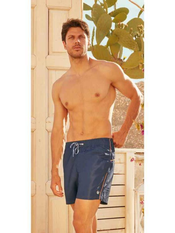 Сини мъжки плажни шорти SERGIO TACCHINI 21900