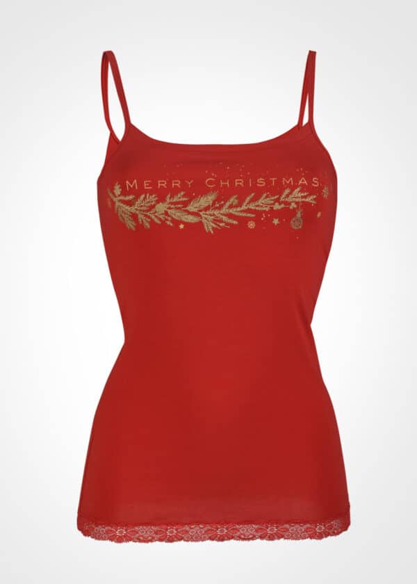 Червен коледен потник New Silhouette 4744