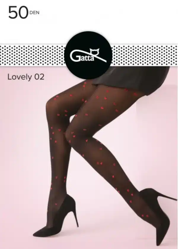 Фигурален чорапогащник Gata lovely 02