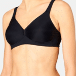 Черен сутиен с мека чашка Triumph Cotton N