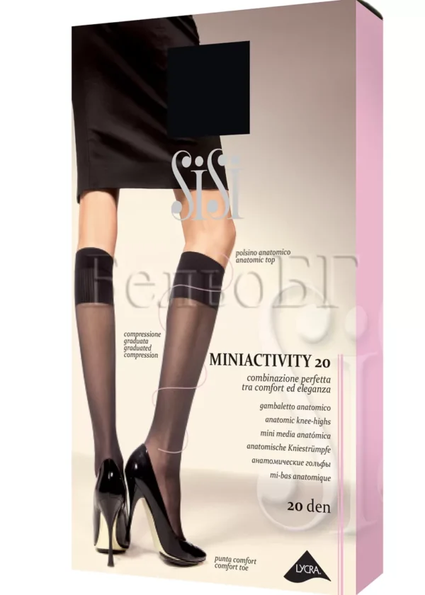 Луксозни 3/4 чорапи SISI MINIACTIVITY 20DEN