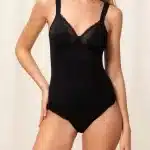 Черно оформящо боди Triumph Modern Lace Cotton BS