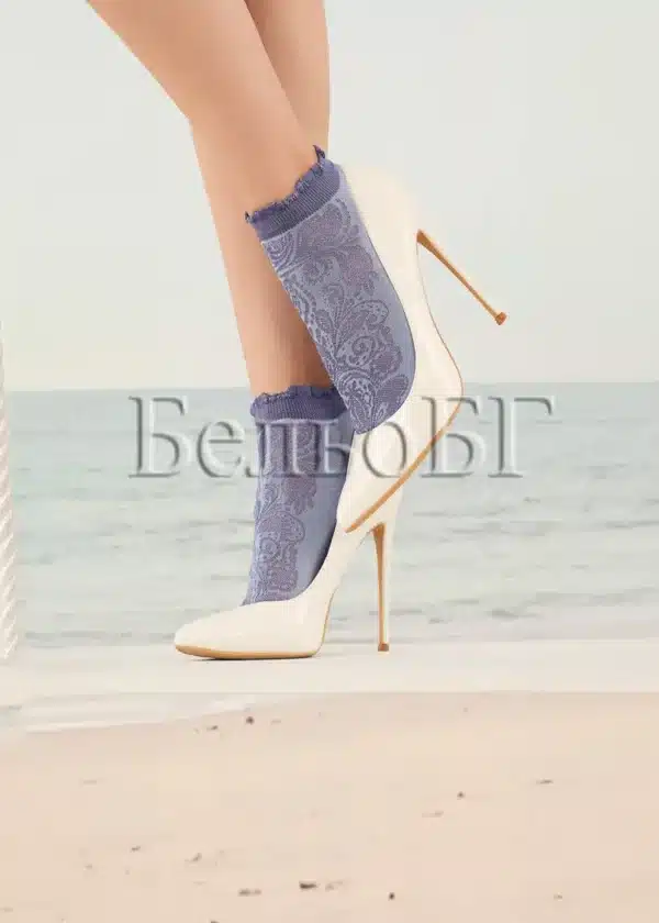 Дамски къси чорапи PHILIPPE MATIGNON Joie Azzurro