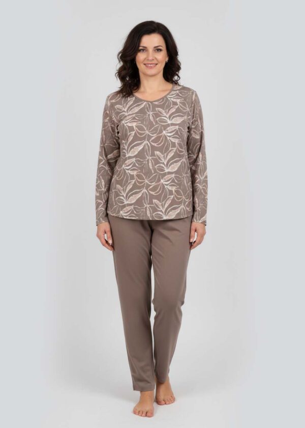 Пижама големи размери Иватекс 4001 Cappuccino