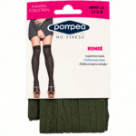 Дамски чорапи над коляното с плетка Pompea Renee