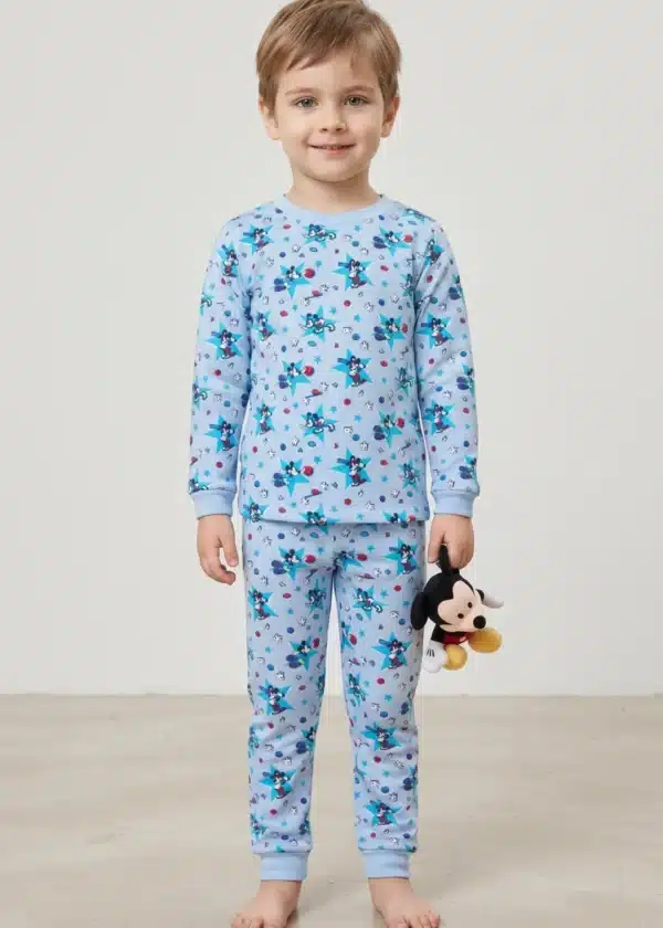 Детска зимна пижама вата Златев 154 Mickey Mouse