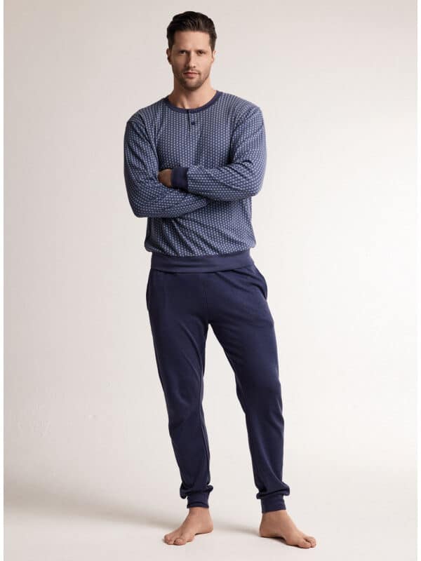 Мъжка пижама Infiore Uomo Hampton 4710 Blu