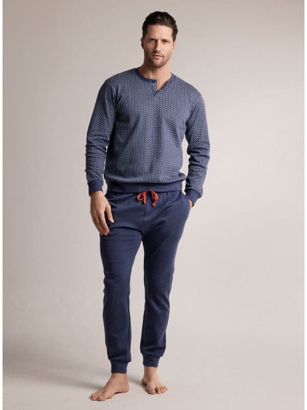 Мъжка пижама Infiore Uomo Rice 4702 Blu