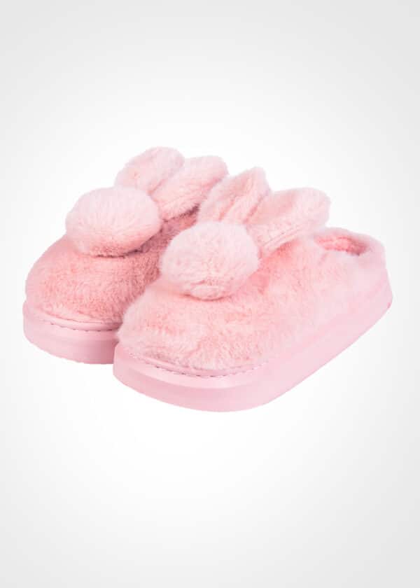 Пухкави дамски пантофи New Silhouette 7627 розов