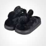 Пухкави дамски пантофи New Silhouette 7627 черен