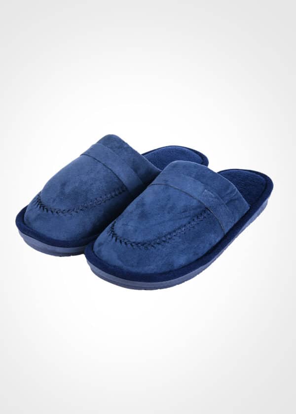Топли мъжки пантофи New Silhouette 7640 син